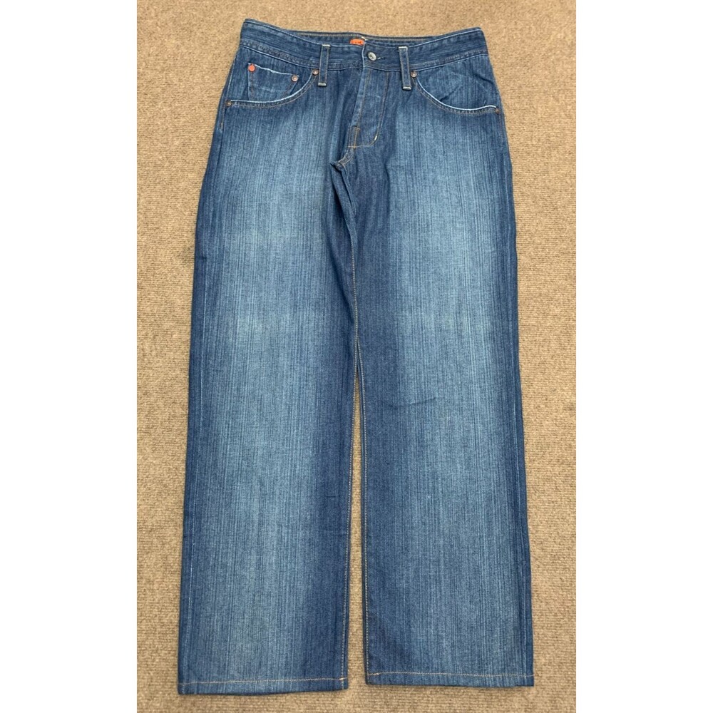 Vintage Marc Ecko Jeans Mens 32x32 Slim Straight-Leg Button Fly Y2K Denim